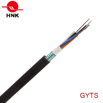 Оптический кабель с продольным слоем стальной ленты GYTS